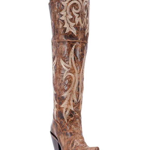 Betsey Johnson Brown Over the Knee Boots - Picture 1 of 1